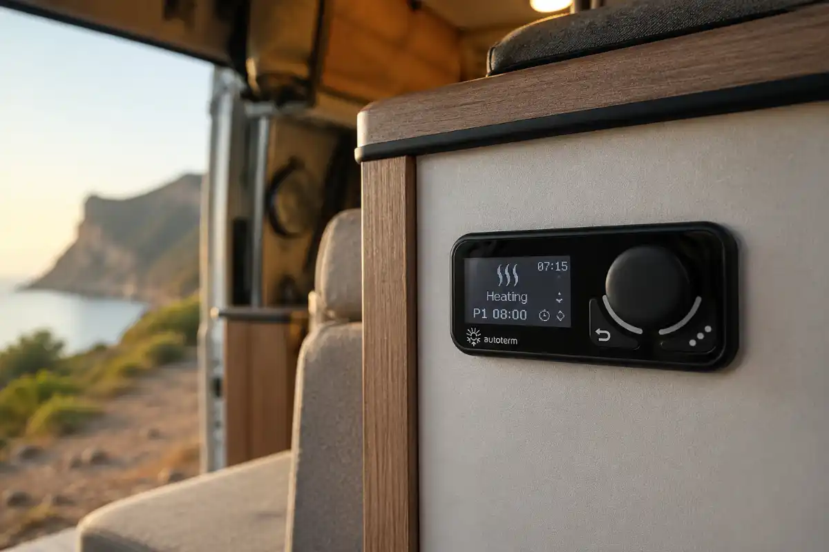 Calefacción estacionaria: Webasto, Planar y opciones 5 Mando de control de calefacción estacionaria Autoterm con programador calefaccion estacionaria camper