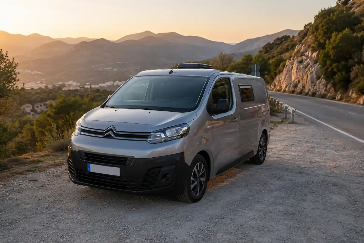 Camperizar tu furgoneta: la guía definitiva para 2026 5 Camper terminada y legalizada en ruta con el resultado final tras camperizar una furgoneta