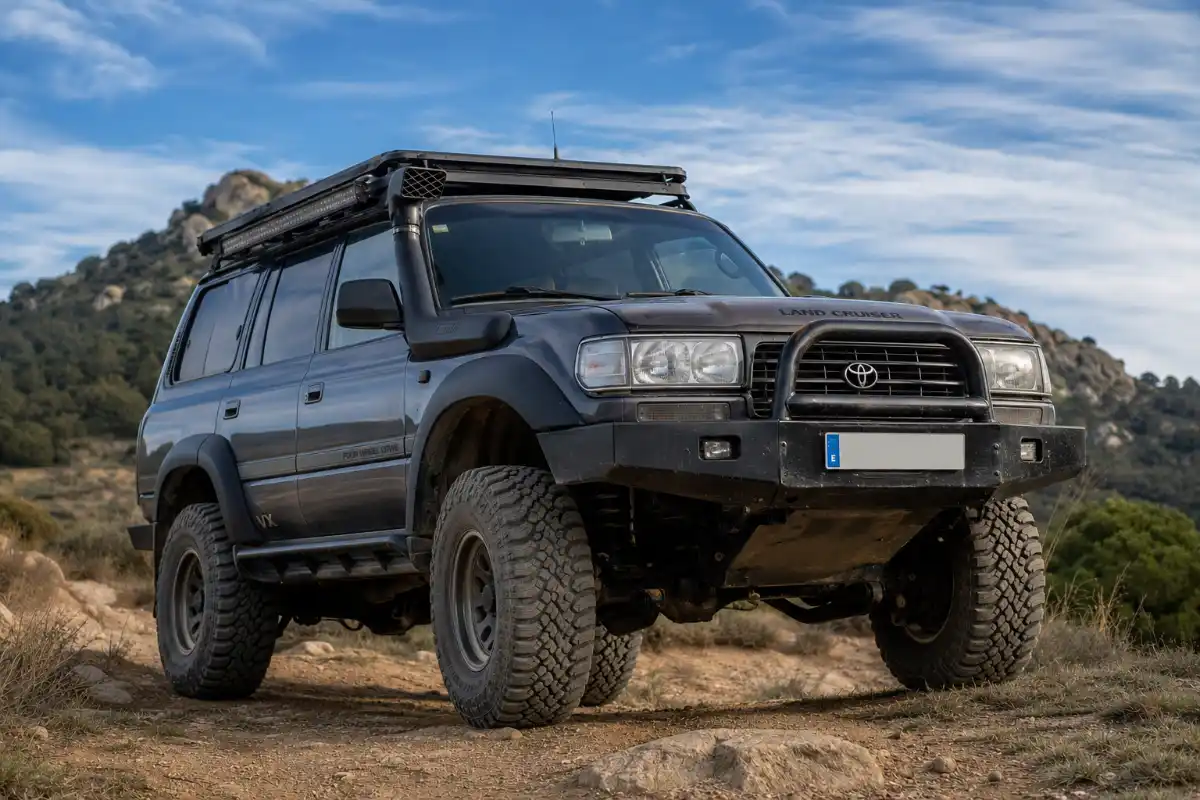 Suspensión 3 Todoterreno 4x4 con kit de elevación visible